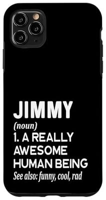 Jimmy Name - Funny Name Definizione - Dizionario del nome Custodia per iPhone 11 Pro Max