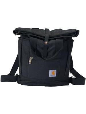Carhartt - Mochila convertible unisex duradera con correas ajustables y funda para ordenador portátil, Negro -, talla única