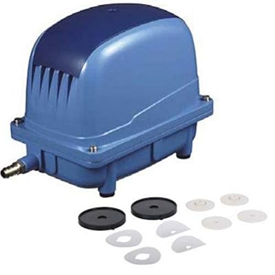 AquaForte AP-45 - Kit de Bomba de Aire con Membrana de Repuesto, 25 W, 2 Metros, 24 litros por Minuto, Altura máxima de extracción de 3 Metros, 2,9 kg, Salida 16,5 milímetros