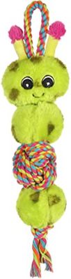 Flamingo Jouet Miep Chenille avec Corde Vert 40cm