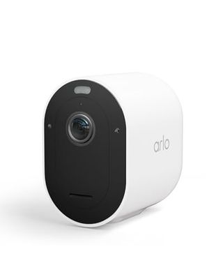 Arlo Pro 5 draadloze WiFi-beveiligingscamera voor buiten, 2K HDR, 160˚ verbeterd kleurennachtzicht, sirene, bewegingsdetectie, 2-weg-audio, 8 mnd batterij, incl. proefp. Arlo Secure, 1 cam, wit