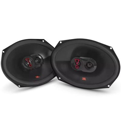 JBL Stage3 9637F Juego de altavoces coche de 3 vías di Harman Kardon Sin Rejilla - Altavoz ovalados 375 vatios - Echo Auto de 6" x 9" (152 mm x 230 mm)