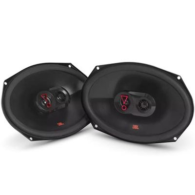 JBL Stage3 9637F - 3-Vie Casse Auto Set di Harman Kardon Senza Griglia - 375 Watt impianto stereo ovale Altoparlanti da 16.5 x 23 cm | 6x9" pollici