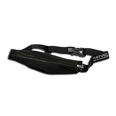 Motus Loop Cintura con Tasca Estensibile per Accessori. Unisex, Unisex, M0024, Nero, Taglia Unica