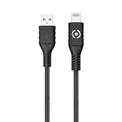CELLY Câble USB A Lightning Noir 2 m
