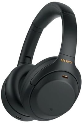 Sony WH-1000XM4 Cuffie Over-ear Wireless con Noise Cancelling, Tecnologia Bluetooth, Connessione Multipoint, Fino a 30 ore di durata della batteria e Ricarica rapida, Nero