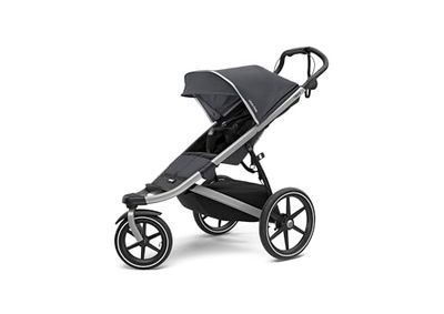 Thule, Urban Glide 2, kinderwagen, aluminium/dark shadow, effen, uniseks, volwassenen