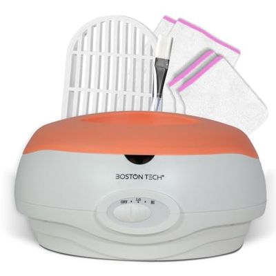 ParaffinLux Bagno di Paraffina per Mani di Boston Tech® | Sollievo per Dolore Muscolare e Artrite | Idrata, Ammorbidisce e Rivitalizza la Pelle | Capacità 3L + Accessori Premium (Rosa, senza cera)