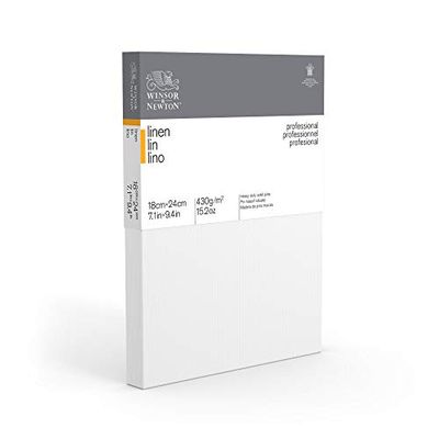 Winsor & Newton - Telaio professionale in lino, 18 x 24 cm