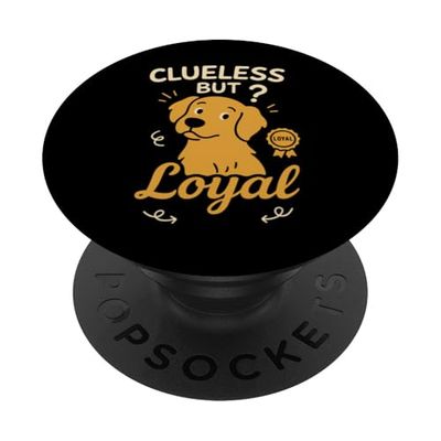 Golden Retriever Novio Lindo Leal Amor Meme Energía PopSockets PopGrip Adhesivo