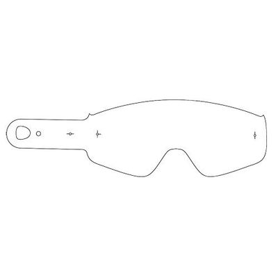 O'NEAL | Pièces détachées pour lunettes de motocross | Moto Enduro | Film d'arrachage laminé pour une clarté maximale avec moins de couches de film | Pack d'arrachage pour lunettes B 50 laminé | Blanc