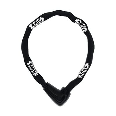 ABUS Kettingslot Steel-O-Chain 9809K – fietsslot met XPlus-cilinder ter bescherming tegen manipulatie – ABUS-veiligheidsniveau 12 – 9 mm dik – 85 cm lang – zwart