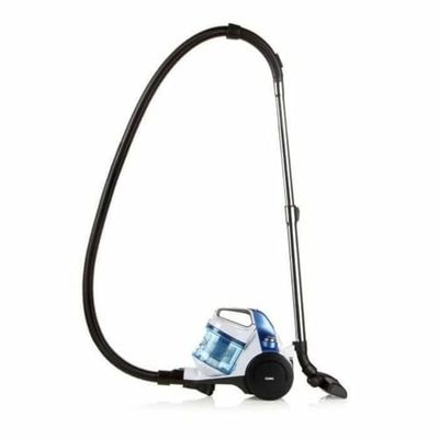 DOMO DO7286S, dammsugare påsar, vit/blå, 700 W, 1,5 liter, 1 decibel