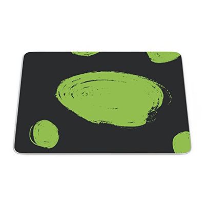 Bonamaison, Rechthoek Pop Art Digitale bedrukte muismat, antislip onderkant, voor kantoor en thuis, afmetingen: 22x18 cm