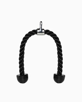 BOOMFIT Corda de Triceps Fitnessstudio-accessoires, uniseks, zwart, eenheidsmaat