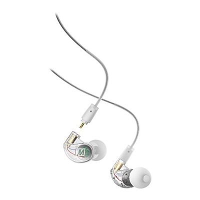 MEE audio M6 Pro Auriculares In Ear Estéreo HiFi con Sonido Preciso para Músicos, Cables con Memoria Gancho de Oreja, Auricular con Cancelación de Ruido de Estudio Profesional, 2 Cables Reemplazables