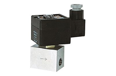 RIEGLER 102970-MV 120 ES 2/2 vías, ES, FKM, NC, directo, 230 V, 50-60 Hz, NPT 1/8, PN 0-22bar, 1 unidad.