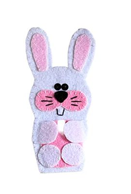 Burattini da Dito Animali Domestici, Marionette da Dita, Set Giocattoli animaletti Peluche bomboniera Festa Compleanno Segnaposto Bambini Bimbi (Coniglio)