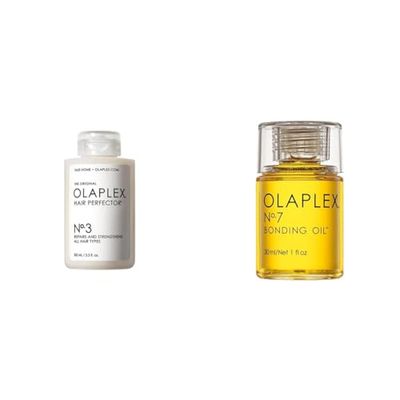 OLAPLEX No.7 Bonding Oil, 30 ml (Pack of 1) & Hair Perfector No.3 Repairing Treatment, 100ml