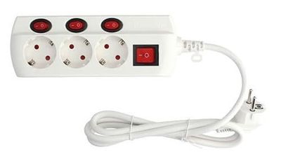 Base 3T Individual con Cable e Interfaz: Conexión confiable, fácil instalación, ideal para soportar dispositivos eléctricos.
