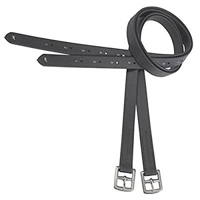 HKM 555499 Étrivières – Zeus – Lot de 2, XL, Noir