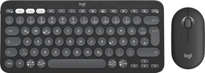 Logitech Pebble 2 Combo - QWERTZ German Layout, Tonal Graphite