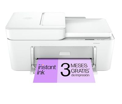Impresora Multifunción HP DeskJet 4220e -3 meses de impresión Instant Ink con HP+ (Fotocopia, Escaneo, Impresión Dúplex, Wifi)