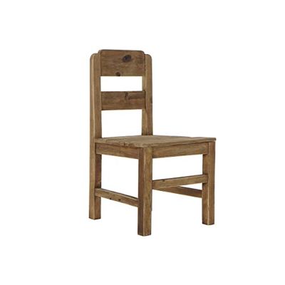 DKD Home Decor Chaise de Salle à Manger, Marron, Estándar