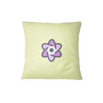 Bona Basics, Taie d'oreiller décorative, Housse de Coussin décorative Décoration de la Maison pour canapé, Cafétéria, Taille: 60 x 60 cm, Couleur: Jaune Clair
