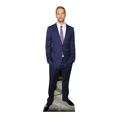 STAR CUTOUTS U829030 Paul Walker kartonnen display in levensgrootte, 185 cm, effen, regular