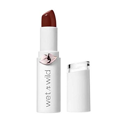 Wet n Wild, Megalast Lipstick, Long-lasting Moisturizing Lipstick with Shine Finish, Hydrating Formula with Microspheres, Natural Marine Plant Extracts, Coenzyme Q10 and Vitamins A & E, Jam With Me