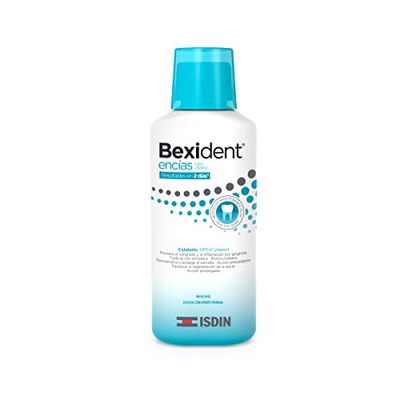 ISDIN Bexident Incinhas uso diário colutório com CPC Cymenol, reduz o sangramento e a inflamação da gengivite em 2 dias, 1 x 250 ml