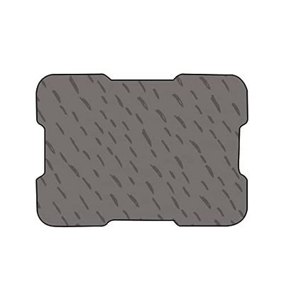 Bonamaison, Musmatta med digitalt tryck, halkfri baksida, för kontor och hem, storlek: 22 x 18 cm