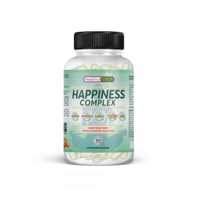 Healthy FUSION Regolatore dello stato d'animo, Con Erba di San Giovanni, Triptofano, Maca, Ginseng, Rosmarino, Valeriana, Vitamina B12, B6 Fornisce energia, No effetto rebound, 60U