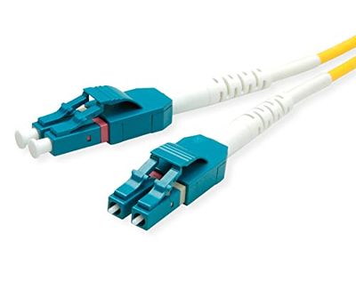 ROLINE glasvezelkabel duplex, single mode 9/125µm OS2, LC/LC, geel, 2 m