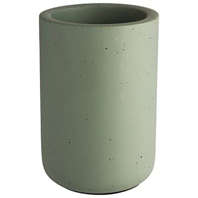 APS Refrigeratore per bottiglie ELEMENT in cemento – con fondo per mobili – per bottiglie da 0,7 – 1,5 litri – Ø 12/10 cm, altezza 19 cm, verde