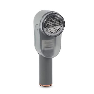 PARENCE. - Powerful anti-pilling LCD shaver with recovery tray - USB rechargeable, 6 steel blades, LED indicator - Anti-pilling Ideal sofas Fabrics