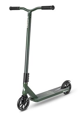 Chilli Pro Scooter Trooper Patinete de Acrobacias de Gama Alta | Patinete de Acrobacias para Grandes Jinetes | Altura Total de 98 cm | Ruedas de Poliuretano de 145 mm con rodamientos ABEC 9 | Verde