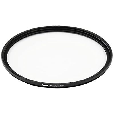 Hama - Filtro de proteção Ultimate (vidro ótico (HR), diâmetro da rosca de 55 mm, espessura da armação de 2,4 mm, rosca frontal, MC8 (multicamada) preto