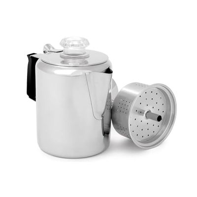 GSI Outdoors GLACIER STAINLESS 3 CUP PERC W/SILICONE HANDLE