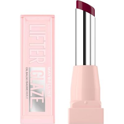 Maybelline New York - Baume Huile Hydratant - Lèvres Lissées et Brillantes - Effet Laqué - Enrichi en Acide Hyaluronique et Extrait de Cerises - Lifter Glaze - Teinte : 008 Acai Glaze
