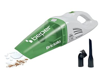 BEPER 50.401 Aspirador de Mano sin Cable, Pequeño y Manejable - Aspirador Coche con filtro Hepa