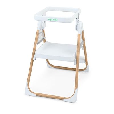 Ingenuity, Pall 2-i-1 Table to Tower, kökstorn och spelbord, halkfri bas, justerbar guide, hopfällbar, 18 månader – 4 år