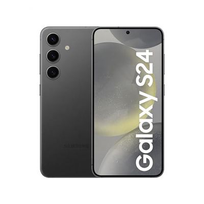 Samsung Galaxy S24 AI Smartphone, Android mobiele telefoon zonder abonnement, 8 GB RAM, 256 GB geheugen, 50 MP-camera, lange batterijduur, Onyx Black, 3 jaar fabrieksgarantie