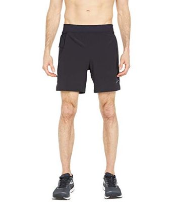 BROOKS 211333001 Sherpa 7" 2-in-1 Short Pantaloncini Uomo Black Taglia 25