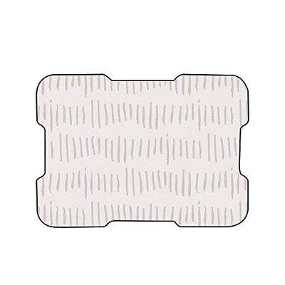 Bonamaison, Alfombrilla de ratón con impresión Digital, Base Antideslizante, para Oficina y hogar, tamaño: 22 x 18 cm
