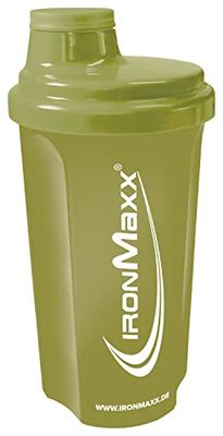 IronMaxx Shaker à protéines - Vert Marine 700 ml | Shaker à protéines avec bouchon vissé, passoire, échelle | anti-fuite, sans BPA, lavable