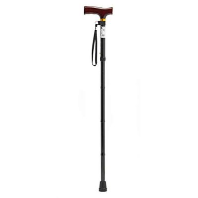Homecraft Folding Gekleurde wandelstok met houten handvat, gemakkelijk instelbare wandelstok voor evenwicht, loophulp, Paisley, 735-825 mm / 29-33 inch