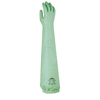uvex Guanti nitrile-glove,Rubiflex NB80SZ Unisex 10,Verde