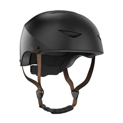 CASR Klassieke zwarte helm voor volwassenen, uniseks